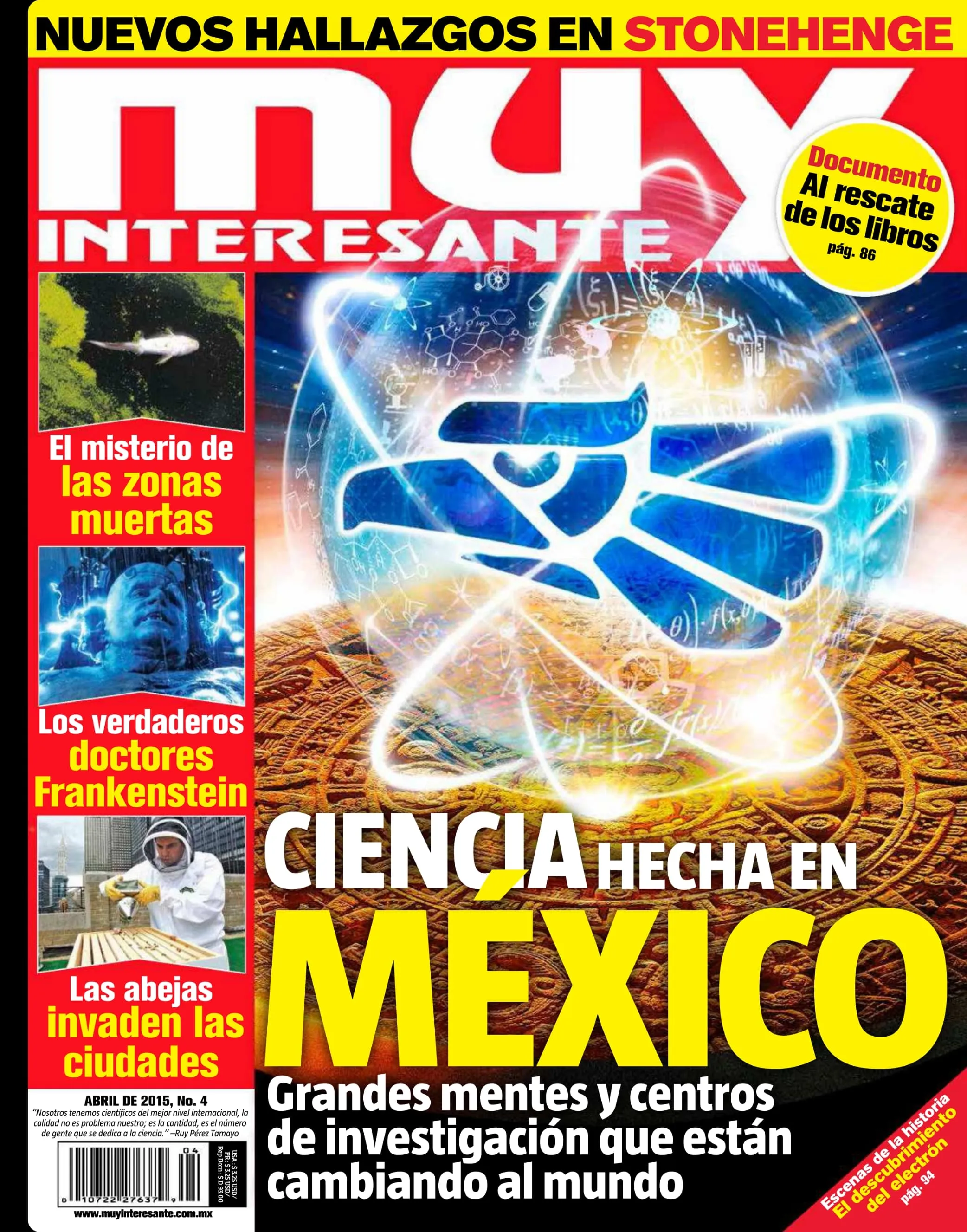 Portada de la revista Muy Interesante con la publicación sobre Oscar Morales en innovación y tecnología